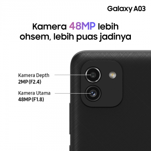 Amazing 48MP Camera from RM469, only with the Galaxy A03_visual