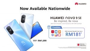 HUAWEI nova 9 SE is now available nationwide!