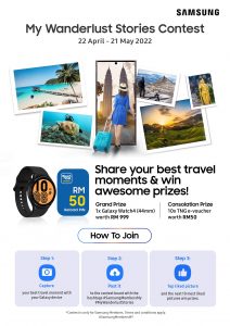 Divulge Your Wanderlust Stories and You Could Win a Samsung Galaxy Watch4
