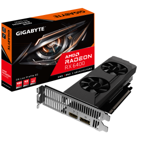 Radeon™ RX 6400 D6 LOW PROFILE 4G-01