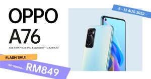 OPPO A76 Flash Sale