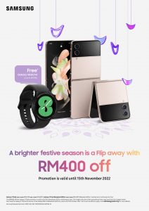 Galaxy Z Flip4 Festive Offer_Key Visual