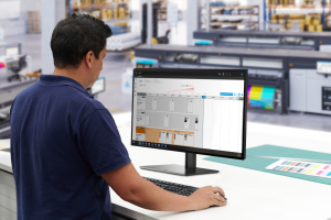 HP Latex 2700 - PrintOS application in use