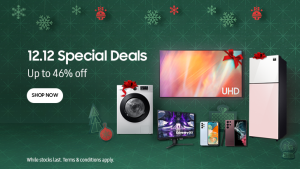 Samsung’s 12.12 Holiday Sale with 46_ off exclusively on Shopee & Lazada