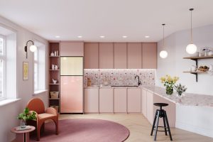 Functional AND Gorgeous. Spruce Up Your Life with the BESPOKE Top Mount Freezer KV