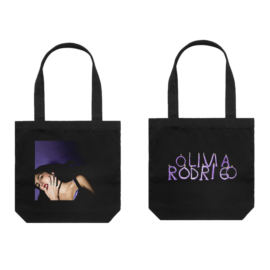 [未開封]Olivia Rodrigo トートバック＋LPおまけ付き 新品未開封】Olivia Rodrigo オリヴィア・ロドリゴ トートバッグ