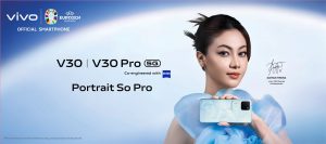 Daiyan Trisha as the vivo V30 series amabassador