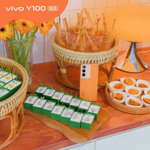 vivo Y100 5G Leather Orange - SOI 55