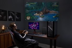 ROG XREAL R1 with ROG Control Dock_Desktop