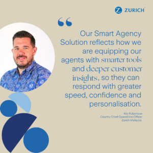 Ally Robertson, Country Chief Operations Officer of Zurich Malaysia