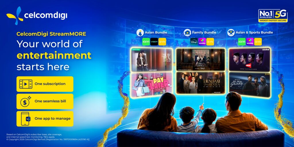 Image 1 - CelcomDigi redefines entertainment with all-new StreamMORE Bundles