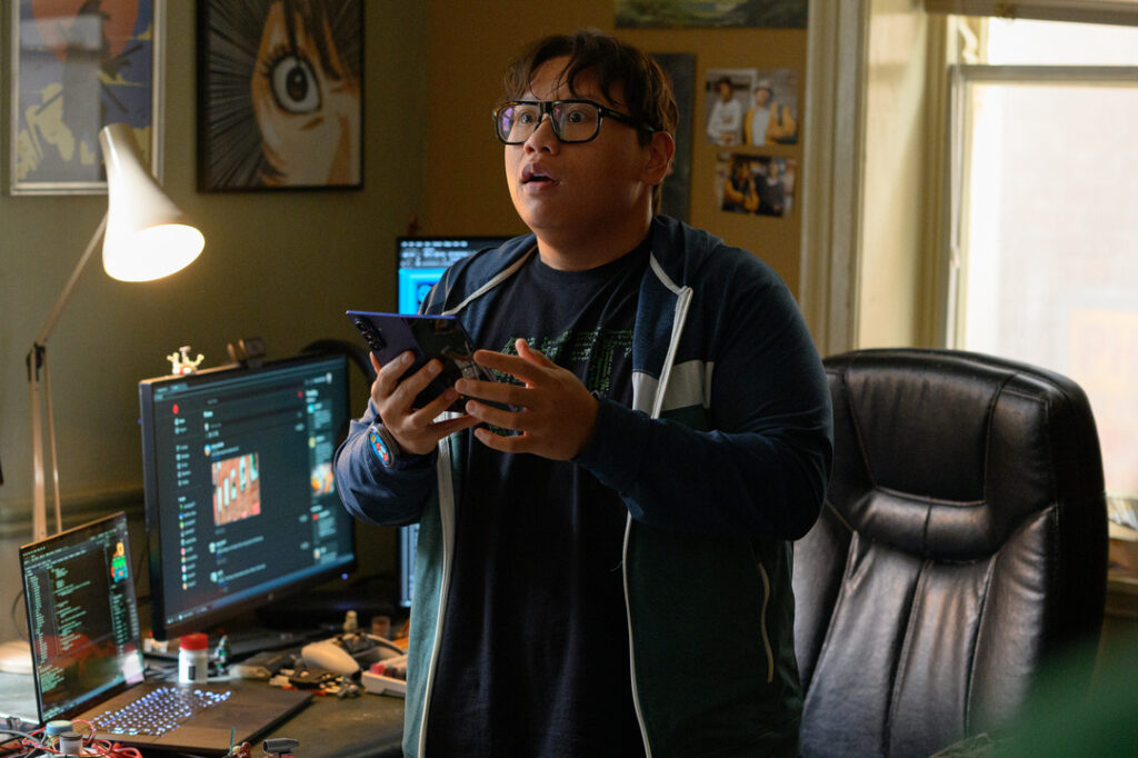 KV_Spidey Tracker powered by Samsung Galaxy as seen in the upcoming Spider-Man Brand New Day film. © & ™ 2026 MARVEL. ©2026 CPII & TSG