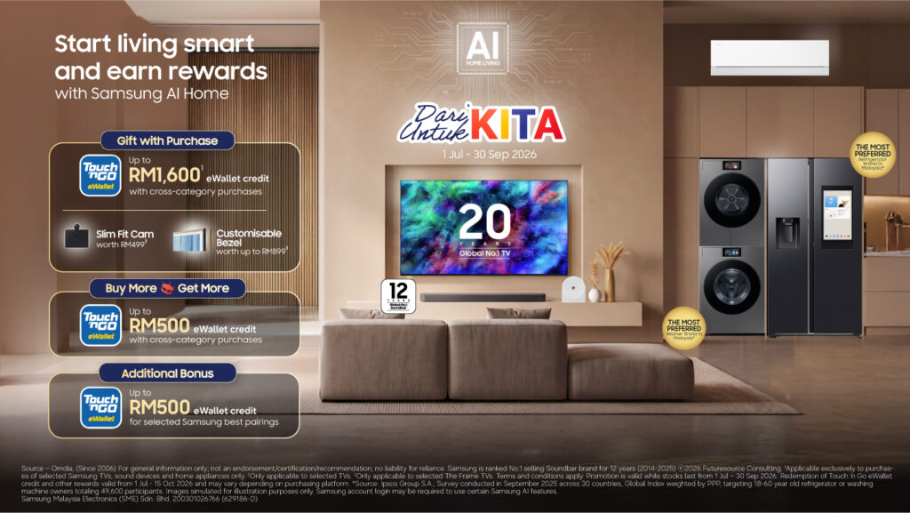 Photo_This Merdeka, Upgrade the Way You Live with 5 Smarter Ways to Enjoy Everyday Moments at Home and Earn up to RM2,600 in Rewards
